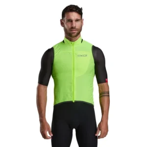 Vest perf windproof light pocket neon yellow