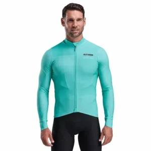 Long sleeve jersey perf shades aqua