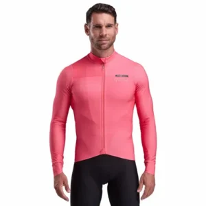 Long sleeve jersey perf shades coral