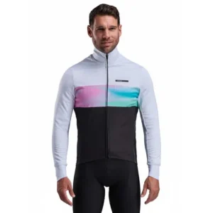 Thermal jacket perf gradient black