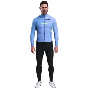 Thermal skinsuit perf graphic purple