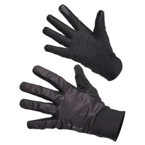 Women's winter gloves perf grip line black