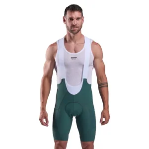Cargo poron shock absorber gravel bib shorts perf emerald