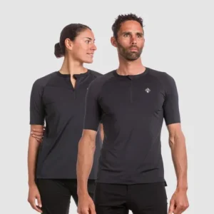 gravel confort black unisex jersey