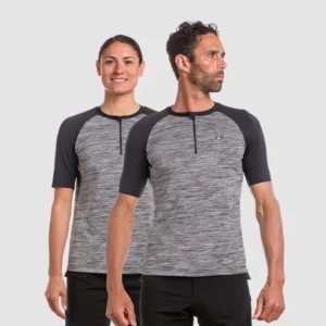 Unisex jersey gravel confort heather grey