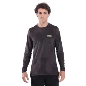 Mtb enduro rush tie dye long-sleeve jersey perf black