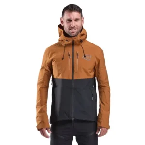 Fury mtb rain jacket racing caramel