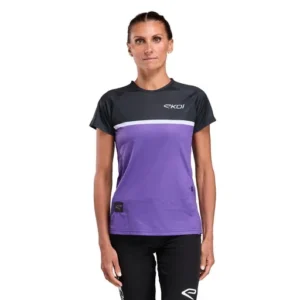 Womens jersey mtb long sleeves perf purple