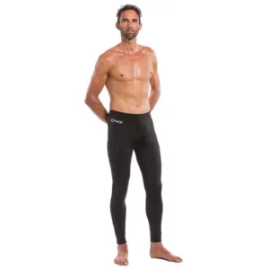 men's run black leggings