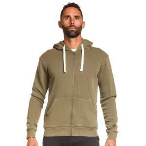 Sweat shirt zip spirit khaki