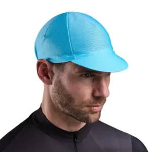 Cap under helmet perf turquoise