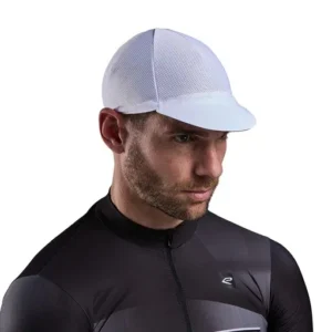 Cap under helmet perf white