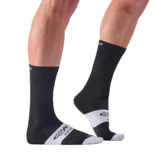 perf estate 18 cm black cycling socks