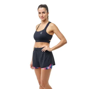 Women shorts run 2 in 1 black