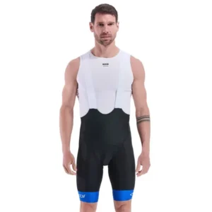 Gel memory evo bib shorts perf electric blue