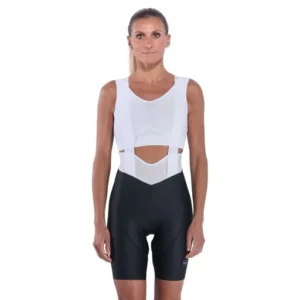 Women's gel power cross bib shorts perf black