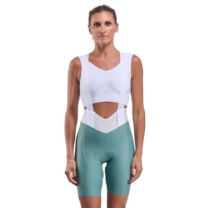 Women's perf gel power cross bib shorts - sage