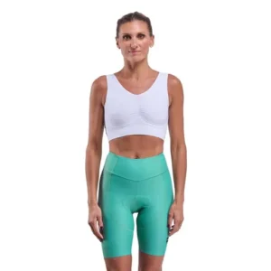 Women's perf gel power cross bibless cycling shorts anise