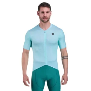 Flow jersey perf aqua