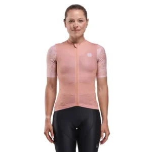 Women's bloom jersey perf terra cotta