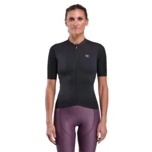 Women's pulse jersey perf black