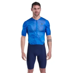 Flow aero road skinsuit perf royal blue