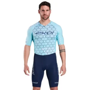 Skinsuit triathlon racing graphene azure