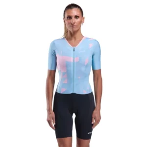 Women's triana trisuit perf blue pink