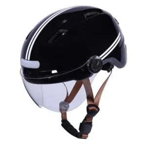 Urban helmet city style ltd stripes black reflective visor