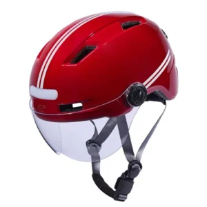 Urban helmet city style ltd stripes red reflective visor