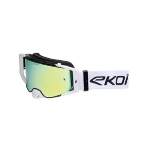Goggles perf mtb white mirror silver