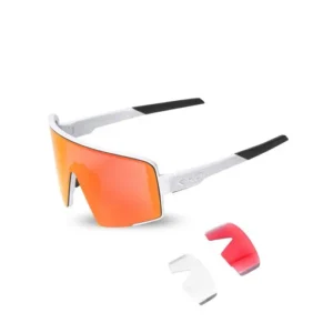 Glasses perf magnetic white revo red
