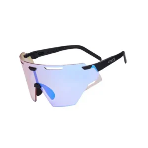 Aria sunglasses racing black silver ice blue cat 1