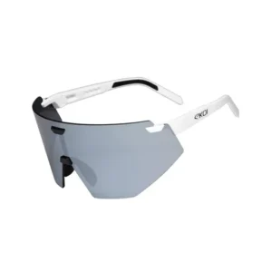 Glasses racing aerolite white/black platinum mirror cat 3