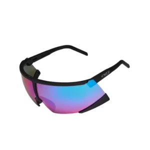 Glasses racing s-aero black silver zeiss turquoise cat3 cycling