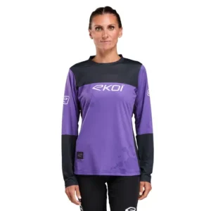 Women's mtb jersey long sleeve perf purple