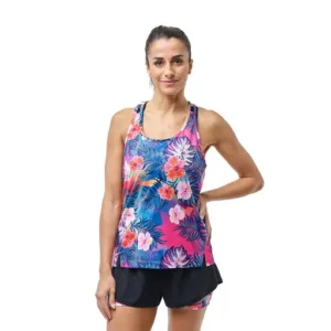 Women tank top run tropical