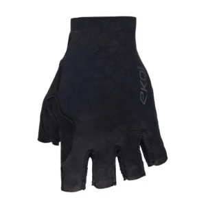 racing outlast® poron® black cycling gloves