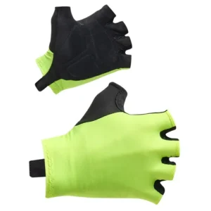 yellow neon cycling gloves