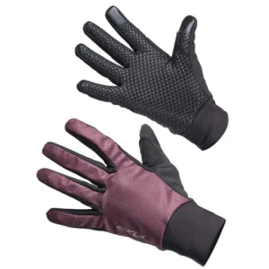 Women's winter gloves perf grip line bordeaux